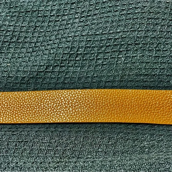 J. McLaughlin Reversible Brown Belt with Gold Buckle - Picture 4 of 12